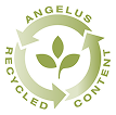 Angelus recycled content logo