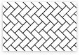 6 x 12 Herringbone 45°