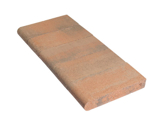 Cream Terracotta Brown Bullnose Coping Blend