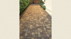 Permeable Slate Sand-Stone-Mocha driveway