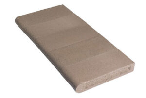 mocha color profile 6 by 14 inch bullnose coping.
