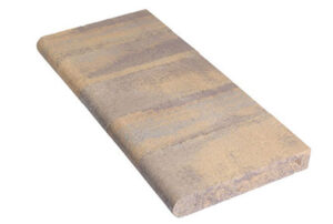 blended tuscan color profile 6 by 14 inch bullnose coping.