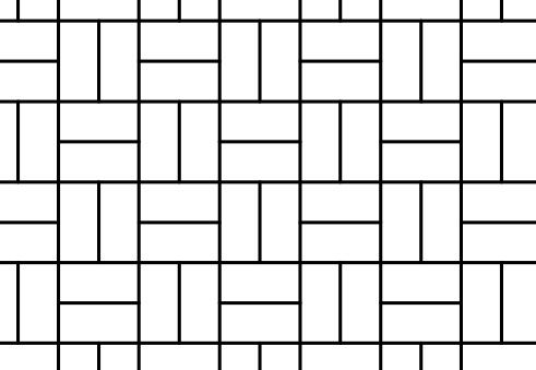 6 x 12 Basketweave