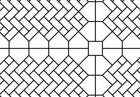 Bishops Hat Border pattern image