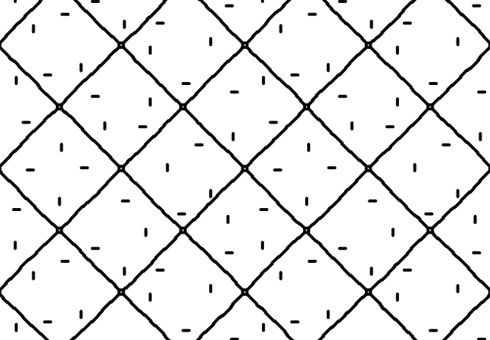 Estate Cobble Stack 45° pattern image