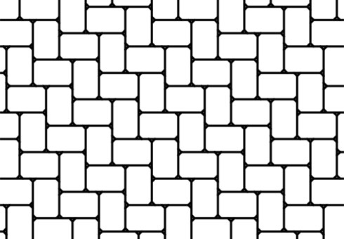 Slate Stone 6 x 9 Herringbone pattern image