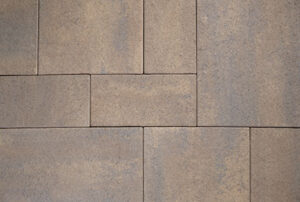 Blended Stone mocha charcoal porcellana paving stones.